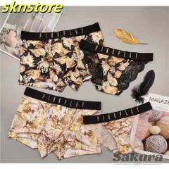 ペア 下着 カップル ペア パンツ ブランド ヒップ ハンガー 女性 ショーツ ペア カップル ボクサー カップル ペア下着 おもしろ ペアルッ