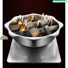 遠藤商事 研磨 TKG おでん鍋 丸型 木蓋付 直径×高さ(MM)330×100 質量(G