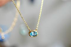 NK02 �׍H���� ��Ύ� �V�R �� �g�p�[�Y topaz ���֗� �l�b�N���X �����A�����M�[�Ή� 18KGP �C�G���[�S�[���h ���j�� ������ �v���[���g