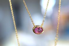 NK04 �׍H���� ��Ύ� �V�R �s���N�g�p�[�Y topaz ���֗� �l�b�N���X �����A�����M�[�Ή� 18KGP �C�G���[�S�[���h ���j�� ������ �v���[