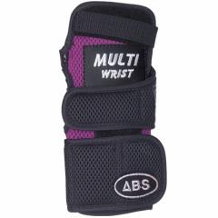アメリカンボウリングサービス ABS メンズ レディース ボウリング マルチリスト パープル/ブラック マルチリスト PU ボウ