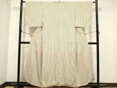 平和屋着物■上質なお召 矢絣 逸品 DAAI3569tw