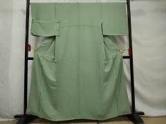 平和屋着物＃男性 道中着 切嵌斜線文 鬼しぼ縮緬 正絹 逸品 CAAT5630id