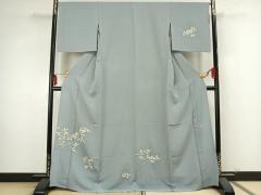 平和屋着物▽訪問着　単衣　雪芝文　金彩　正絹　逸品　AABA9142jh 平和屋着物▽訪問着 単衣 雪芝文 金彩 正絹 逸品 AABA9142jhの通販はau