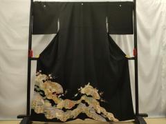 平和屋着物▽上質な紬 単衣 更紗花文 正絹 逸品 CAAW2842utの通販はau