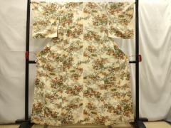平和屋着物◎六通柄袋帯　唐織　流水花文　金糸　正絹　逸品　AABI0859yx 平和屋着物◎六通柄袋帯 流水文 金糸 正絹 逸品 AAAZ8693dtの通販はau