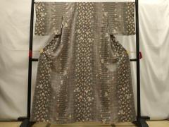 平和屋着物▽本塩沢　単衣　110亀甲　幾何学文様　正絹　逸品　AABD0390fy 平和屋着物▽本塩沢 単衣 110亀甲 幾何学文様 正絹 逸品 AABD0390fyの