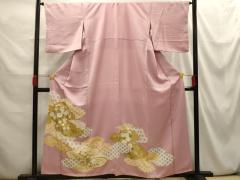 平和屋着物▽上質なお召　単衣　縞　正絹　逸品　AABB2044fy 平和屋着物▽上質なお召 単衣 縞 正絹 逸品 AABB2044fyの通販はau PAY