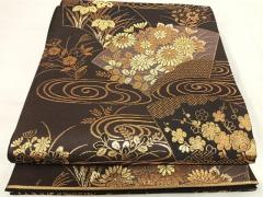 平和屋着物◎六通柄袋帯 花車文 金糸 正絹 逸品 CAAZ7265nbの通販はau