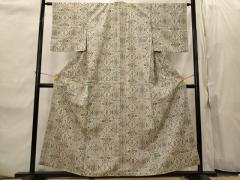 平和屋着物◎六通柄袋帯 唐織 正倉院花文 金銀糸 正絹 逸品 BAAU8426yc