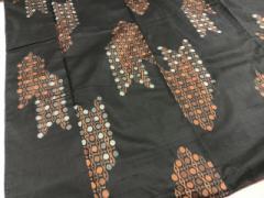 平和屋着物■本場大島紬 矢絣立涌文様 正絹 逸品 BAAR2069xa