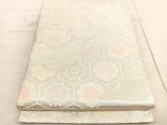 平和屋本店▼六通柄袋帯　鳳凰花唐草文　麗華錦　本金箔　正絹　逸品　DABE9174sf 平和屋本店▽六通柄袋帯 鳳凰花唐草文 麗華錦 本金箔 正絹 逸品