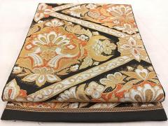 平和屋着物○上質な小紋 絞り 丸文 黒地 正絹 逸品 DAAW5084udの通販は