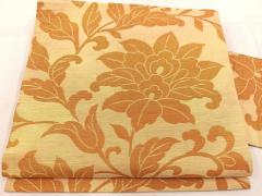 平和屋着物○極上 本場琉球紅型 平野晋二郎 九寸開き名古屋帯 雪輪花蝶