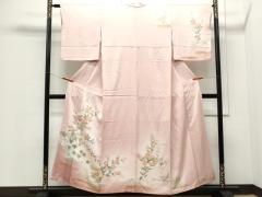 平和屋着物○本加賀友禅作家 木村真佐子 訪問着 枝花文 正絹 逸品