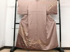 平和屋着物▽訪問着 無双 紗袷 紗×紗 雫 正絹 逸品 DAAW0300opの通販は
