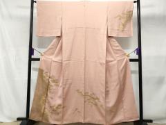 平和屋着物●本場大島紬　一元絣　風景文　正絹　逸品　未使用　AABA2713ph 平和屋着物○本場大島紬 一元絣 風景文 正絹 逸品 未使用 AABA2713phの