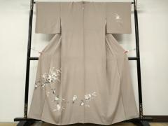 平和屋着物■極上　夏物　浴衣　有松鳴海絞り　訪問着　丸文　濃紺地　綿　逸品　CZAA4326s5 平和屋着物□極上 夏物 浴衣 有松鳴海絞り 訪問着 丸文 濃紺地 綿 逸品