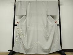 平和屋着物▽訪問着　単衣　枝梅松文　金彩　正絹　逸品　CAAV0958ou 平和屋着物▽訪問着 単衣 枝梅松文 金彩 正絹 逸品 CAAV0958ouの通販は