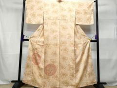 平和屋着物▽訪問着　無双　紗袷　紗×絽　草花文　銀彩　正絹　逸品　DAAV5921az 平和屋着物▽訪問着 無双 紗袷 紗×絽 草花文 銀彩 正絹 逸品