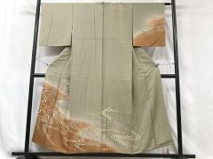 平和屋着物□上質な小紋 鹿の子文 正絹 逸品 未使用 CABE7626evの通販