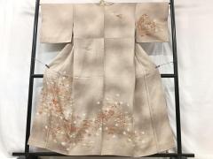 平和屋着物●西陣　川島織物　六通柄　本袋帯　唐織　花間道　黒地　金糸　正絹　逸品　DABE1083op 平和屋着物○西陣 川島織物 六通柄 本袋帯 唐織 花菱文 金糸 正絹 逸品