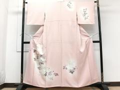 平和屋着物◎六通柄袋帯 立枠唐花華文 銀糸 正絹 逸品 DAAX7515qpの