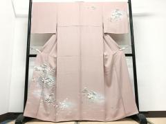 平和屋着物□訪問着 友禅 風景文 暈し染め 正絹 逸品 CABJ8207xeの通販