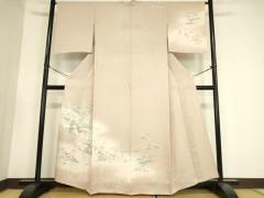 平和屋着物▽訪問着 単衣 雪芝文 金彩 正絹 逸品 AABA9142jhの通販はau