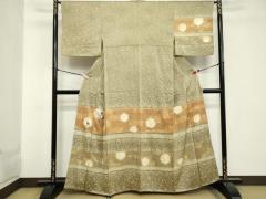平和屋着物○本加賀友禅作家 木村真佐子 訪問着 枝花文 正絹 逸品
