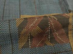 平和屋本店□極上 本場黄八丈 黒八丈 伝統工芸士 西條吉広 手織 浅沼