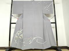 平和屋着物●訪問着　作家物　遠山文　正絹　逸品　AABH4232ck 平和屋着物○訪問着 作家物 遠山文 正絹 逸品 AABH4232ckの通販 by