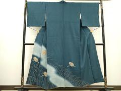 平和屋着物●訪問着　立波松竹梅文　金彩　正絹　逸品　AABF9079cs 平和屋着物○訪問着 立波松竹梅文 金彩 正絹 逸品 AABF9079csの通販は