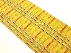 平和屋着物○本場大島紬 9マルキ 雲取り枝松文 正絹 逸品 CAAU2756ycの