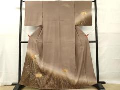 平和屋着物◎六通柄袋帯 唐織 鳳凰花文 金銀糸 正絹 逸品 AABI0985yxの