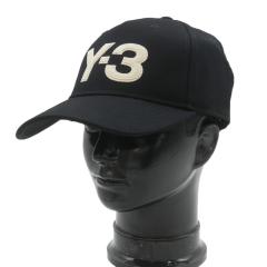 Y-3 ���C�X���[ �L���b�v KW9698 / Y-3 LOGO CAP �R�b�g�� �L�����o�X ���U�[ ���S�p�b�` �x�[�X�{�[���L���b�v �X�q �����Y ���f�B�[�X 
