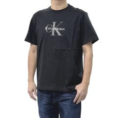 CALVIN KLEIN JEANS �J���o���N���C���W�[���Y T�V���c �����Y �N���[�l�b�NT�V���c ���� �g�b�v�X ��100�� 4RB862G �u���b�N