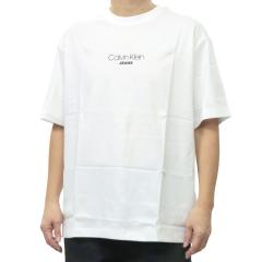 CALVIN KLEIN JEANS �J���o���N���C���W�[���Y T�V���c �����Y �N���[�l�b�NT�V���c ���� �g�b�v�X ��100�� 4RC851G �z���C�g