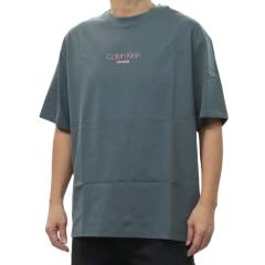 CALVIN KLEIN JEANS �J���o���N���C���W�[���Y T�V���c �����Y �N���[�l�b�NT�V���c ���� �g�b�v�X ��100�� 4RC851G �u���[�O���[