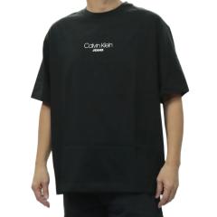 CALVIN KLEIN JEANS �J���o���N���C���W�[���Y T�V���c �����Y �N���[�l�b�NT�V���c ���� �g�b�v�X ��100�� 4RC851G �u���b�N