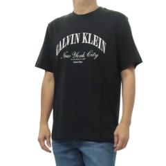 CALVIN KLEIN JEANS �J���o���N���C���W�[���Y T�V���c �����Y �N���[�l�b�NT�V���c ���� �g�b�v�X ���S�h�J 4RF820G �u���b�N
