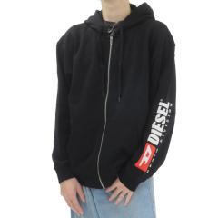 DIESEL �f�B�[�[�� �����Y �W�b�v�A�b�v�p�[�J�[ A20022 0GEAD / S-BOXT-ZIP-HOOD DIV ���уX�E�F�b�g �����S �u���b�N ��Ԑl�C���i