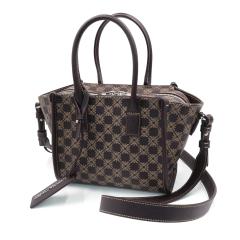 EMPORIO ARMANI �G���|���I�A���}�[�j �o�b�O ���f�B�[�X �n���h�o�b�O EW004907 AF25820 �u���E��