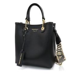 EMPORIO ARMANI �G���|���I�A���}�[�j �o�b�O ���f�B�[�X �n���h�o�b�O EW000362 AF12103 �u���b�N ��Ԑl�C���i