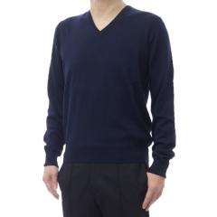 GRAN SASSO �O�����T�b�\ �Z�[�^�[ �����Y V�l�b�N�j�b�g�Z�[�^�[ ���� ��100�� 55149 18190 / PULLOVER M/L �l�C�r�[