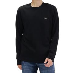 HUGO BOSS �q���[�S�{�X �����Y ����T 50535870 10269584 / Waffel LS-Shirt ���b�t�� �T�[�}�� ���� �u���b�N ��Ԑl�C���i 30�� 40�� 