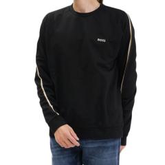 HUGO BOSS �q���[�S�{�X �����Y �g���[�i�[ 50566972 10269546 / Iconic Sweatshirt ���O���� ���уX�E�F�b�g �ێ� �����C�� �u���b�N 20