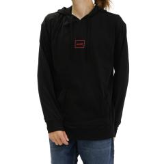 HUGO�EHUGO BOSS �q���[�S�{�X �����Y �p�[�J�[ 50525244 10261152 / Laze Hoodie �r�b�O�V���G�b�g �v���I�[�o�[ �u���b�N 2026�H�~�V��