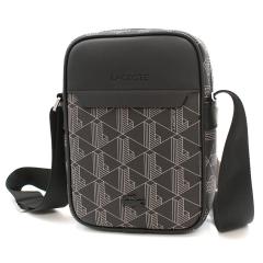 LACOSTE ���R�X�e �����Y �V�����_�[�o�b�O NH4410LX ���m�O���� ���S �N���X�{�f�B�o�b�O �J�����o�b�O �R���p�N�g �~�j PVC �u���b�N 