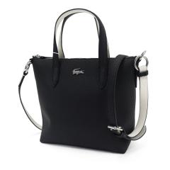 LACOSTE ���R�X�e ���f�B�[�X �g�[�g�o�b�O NF5126AA ANNA �~�j �V�����_�[�o�b�O 2WAY �΂߂��� �N���X�{�f�B �o�C�J���[ �u���b�N�~�z